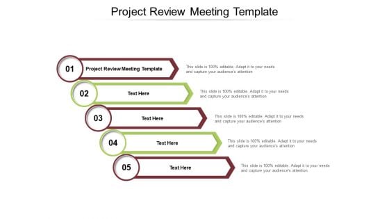 Project Review Meeting Template Ppt PowerPoint Presentation Summary Images Cpb Pdf