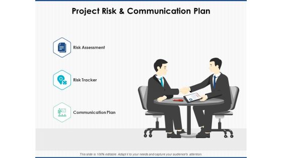 Project Risk And Communication Plan Ppt PowerPoint Presentation Slides Icons