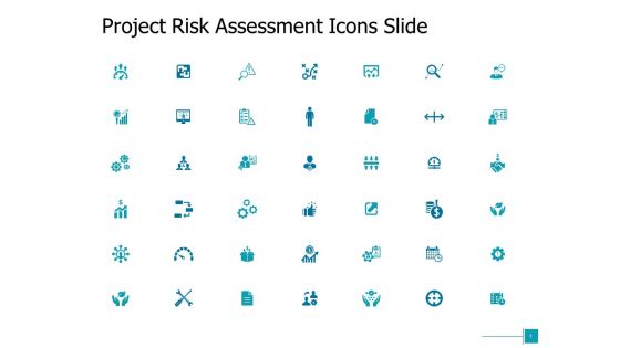 Project Risk Assessment Icons Slide Growth Ppt Powerpoint Presentation Show Brochure