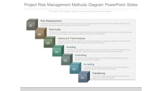 Project Risk Management Methods Diagram Powerpoint Slides