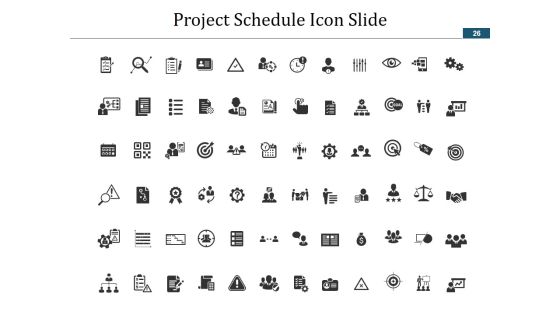 Project Schedule Ppt PowerPoint Presentation Complete Deck With Slides Slide26