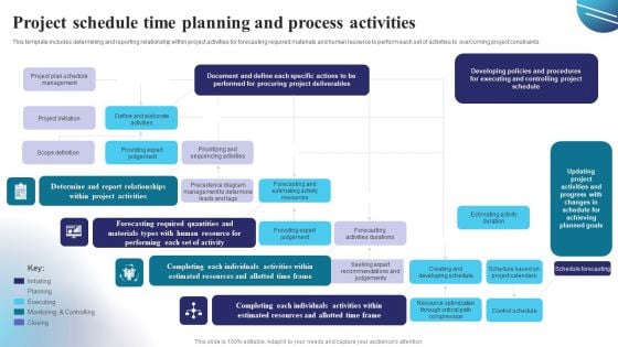 Project Schedule Time Planning And Process Activities Pictures PDF