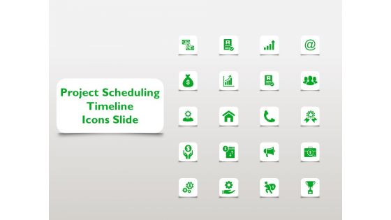 Project Scheduling Timeline Icons Slide Ppt Styles Templates PDF