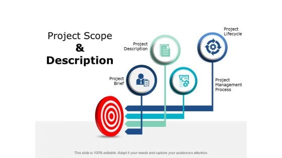 Project Scope And Description Ppt PowerPoint Presentation Gallery Smartart