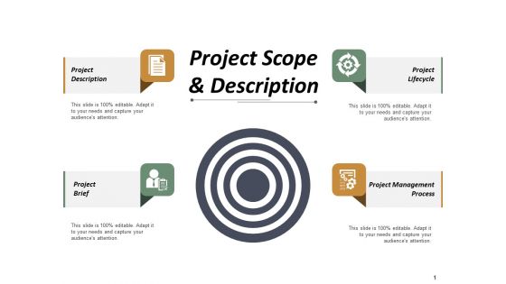 Project Scope And Description Ppt PowerPoint Presentation Outline Gallery