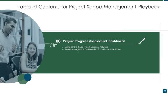 Project Scope Management Playbook Ppt PowerPoint Presentation Complete With Slides Slide41