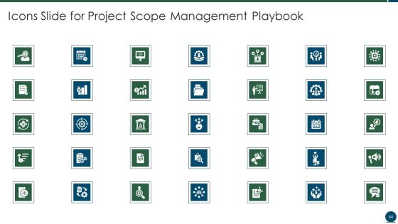 Project Scope Management Playbook Ppt PowerPoint Presentation Complete With Slides Slide44