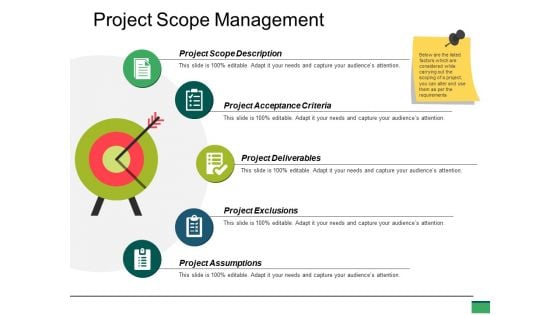 Project Scope Management Ppt PowerPoint Presentation Gallery Example Topics