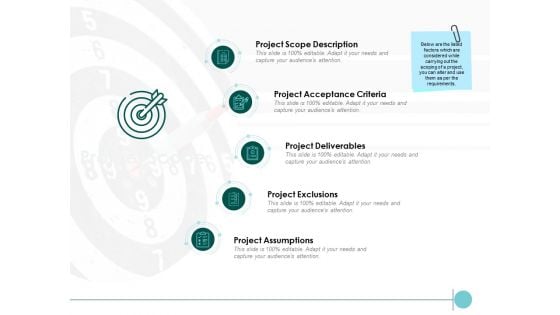 Project Scope Project Assumptions Ppt PowerPoint Presentation Styles Model