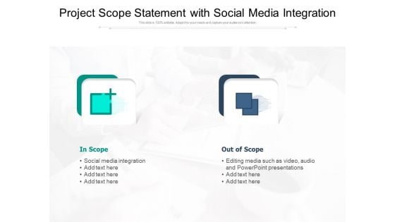 Project Scope Statement With Social Media Integration Ppt PowerPoint Presentation Gallery Rules PDF Project Scope Statement With Social Media Integration Ppt PowerPoint Presentation Gallery Rules PDF