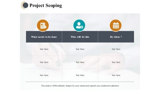 Project Scoping Ppt PowerPoint Presentation Professional Mockup