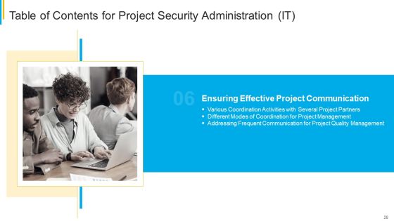 Project Security Administration IT Ppt PowerPoint Presentation Complete Deck With Slides Slide28