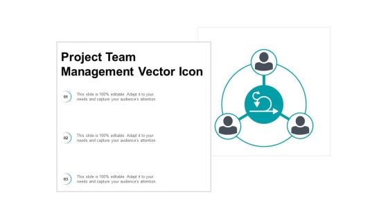 Project Team Management Vector Icon Ppt PowerPoint Presentation Summary Portfolio