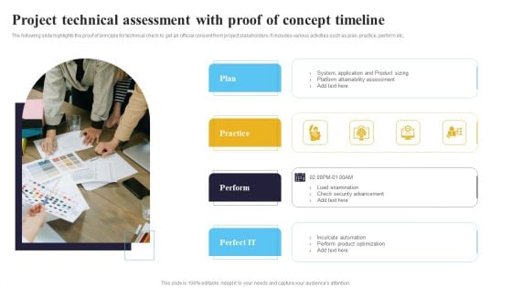 Project Technical Assessment With Proof Of Concept Timeline Ppt Portfolio Mockup PDF