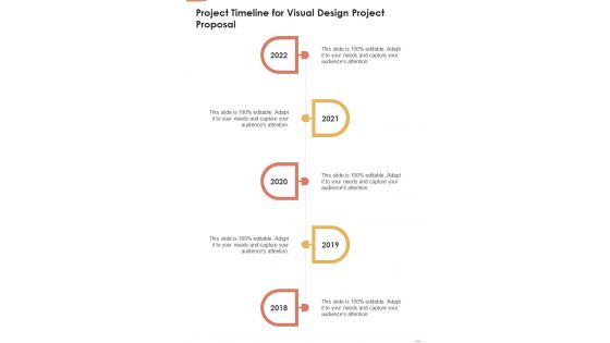 Project Timeline For Visual Design Project Proposal One Pager Sample Example Document Project Timeline For Visual Design Project Proposal One Pager Sample Example Document