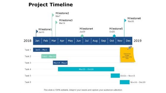 Project Timeline Ppt PowerPoint Presentation Pictures Deck