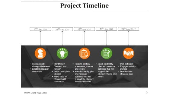 Project Timeline Ppt PowerPoint Presentation Portfolio Pictures