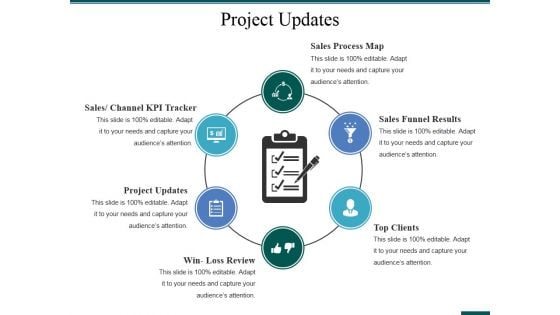 Project Updates Template 1 Ppt PowerPoint Presentation Gallery Portfolio