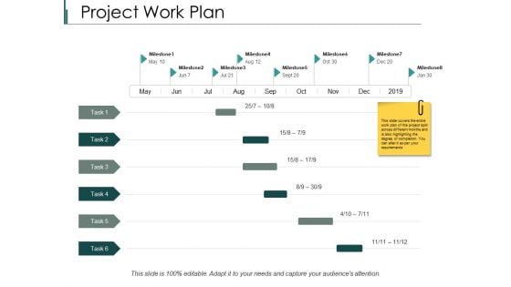 Project Work Plan Ppt PowerPoint Presentation File Samples