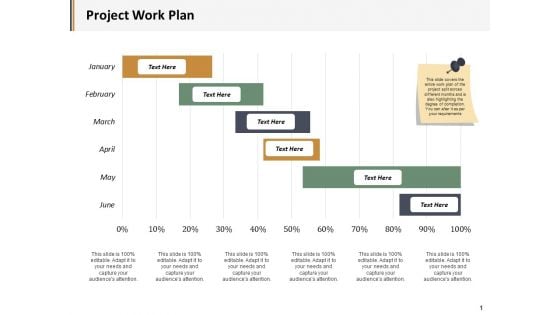 Project Work Plan Ppt PowerPoint Presentation Icon