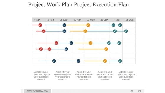 Project Work Plan Project Execution Plan Ppt PowerPoint Presentation Slide Download