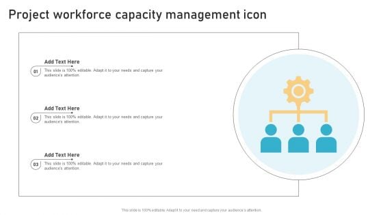 Project Workforce Capacity Management Icon Microsoft PDF