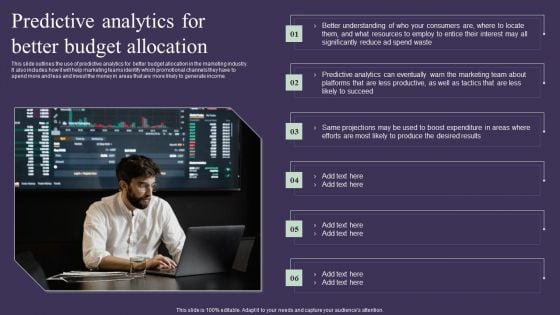 Projection Model Predictive Analytics For Better Budget Allocation Pictures PDF