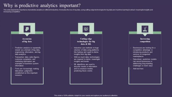 Projection Model Why Is Predictive Analytics Important Diagrams PDF Projection Model Why Is Predictive Analytics Important Diagrams PDF