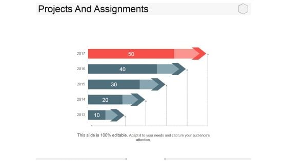 Projects And Assignments Ppt PowerPoint Presentation Pictures Smartart