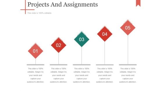 Projects And Assignments Template 1 Ppt PowerPoint Presentation Gallery Gridlines