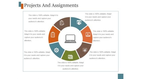 Projects And Assignments Template 8 Ppt PowerPoint Presentation Diagrams