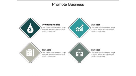 Promote Business Ppt Powerpoint Presentation Visual Aids Example 2015 Cpb
