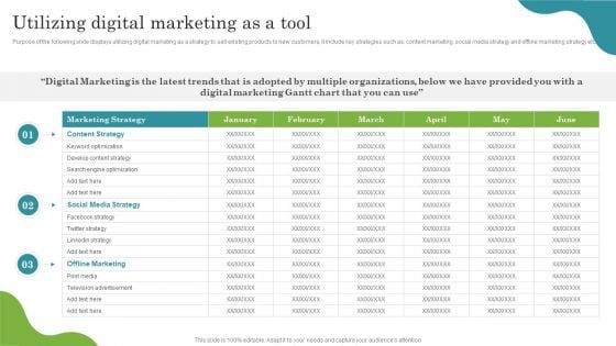 Promoting Growth Internal Operations Techniques Playbook Utilizing Digital Marketing As A Tool Themes PDF