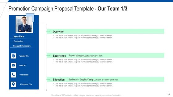 Promotion Campaign Proposal Template Ppt PowerPoint Presentation Complete With Slides