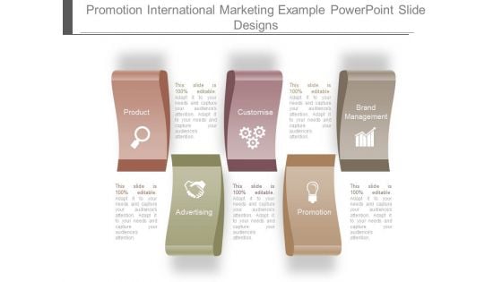 Promotion International Marketing Example Powerpoint Slide Designs