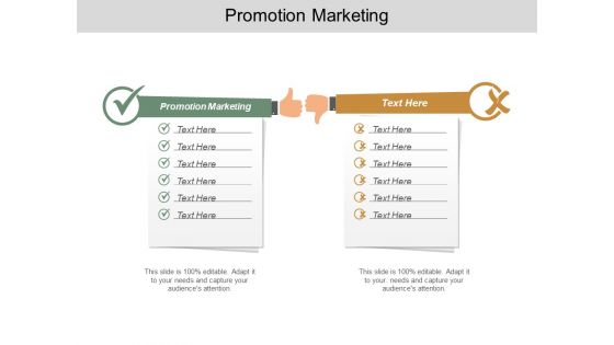 Promotion Marketing Ppt PowerPoint Presentation Styles Rules Cpb