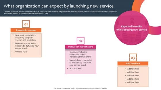 Promotion Sales Techniques For New Service Introduction What Organization Can Expect Launching Slides PDF