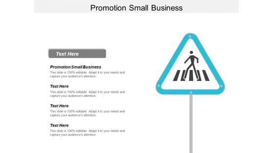 Promotion Small Business Ppt PowerPoint Presentation Summary Graphics Download Cpb