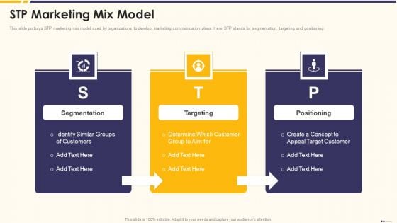 Promotion Standard Practices Tools And Templates STP Marketing Mix Model Rules PDF