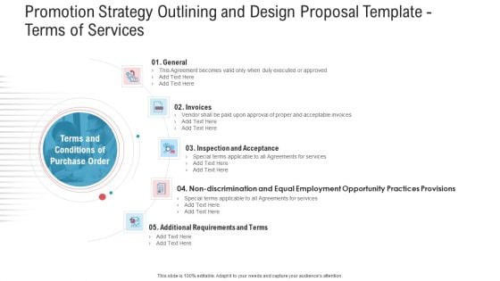 Promotion Strategy Outlining And Design Proposal Template Terms Of Services Ideas PDF Promotion Strategy Outlining And Design Proposal Template Terms Of Services Ideas PDF