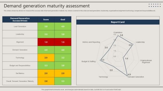 Promotion Techniques Used By B2B Firms Demand Generation Maturity Assessment Formats PDF