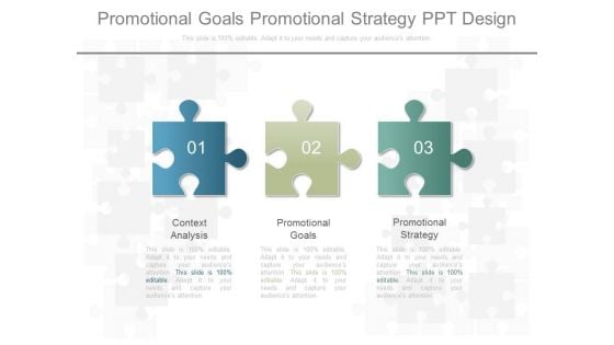 Promotional Goals Promotional Strategy Ppt Design