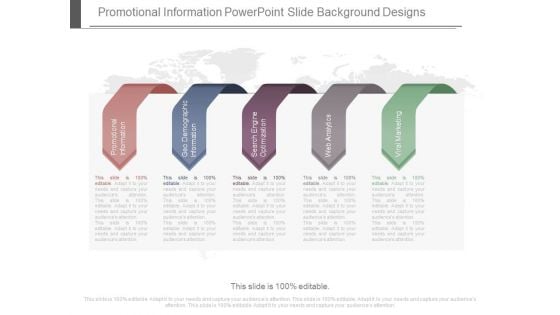 Promotional Information Powerpoint Slide Background Designs