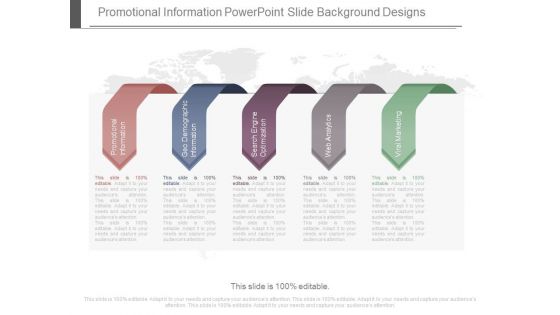 Promotional Information Powerpoint Slide Background Designs Promotional Information Powerpoint Slide Background Designs
