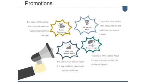 Promotions Ppt PowerPoint Presentation Gallery Smartart