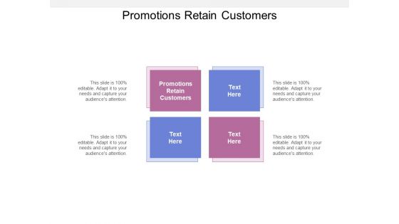 Promotions Retain Customers Ppt PowerPoint Presentation Outline Model Cpb