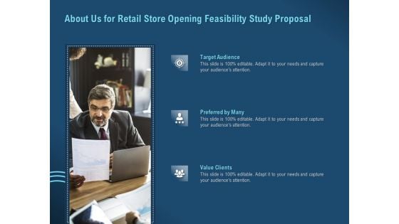 Proof Concept Variety Shop About Us For Retail Store Opening Feasibility Study Proposal Infographics PDF