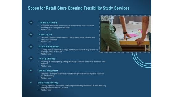 Proof Concept Variety Shop Scope For Retail Store Opening Feasibility Study Services Introduction PDF