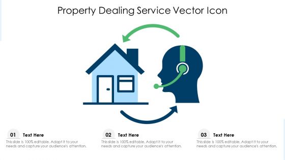 Property Dealing Service Vector Icon Ppt PowerPoint Presentation File Background PDF