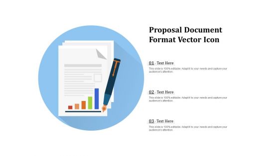 Proposal Document Format Vector Icon Ppt PowerPoint Presentation Pictures Mockup